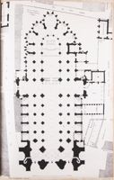 Plan de la cathédrale de Troyes.