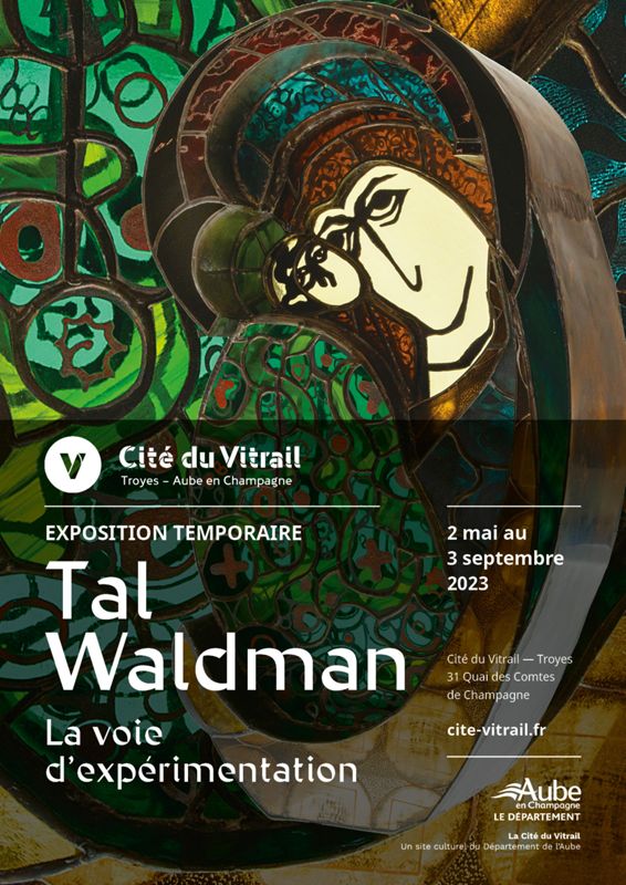 Exposition Tal Waldman : Première exposition temporaire de la Cité du vitrail 