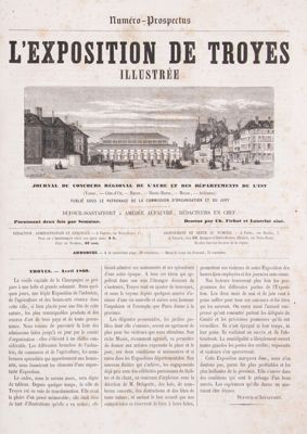 L’Exposition de Troyes illustrée (extrait)