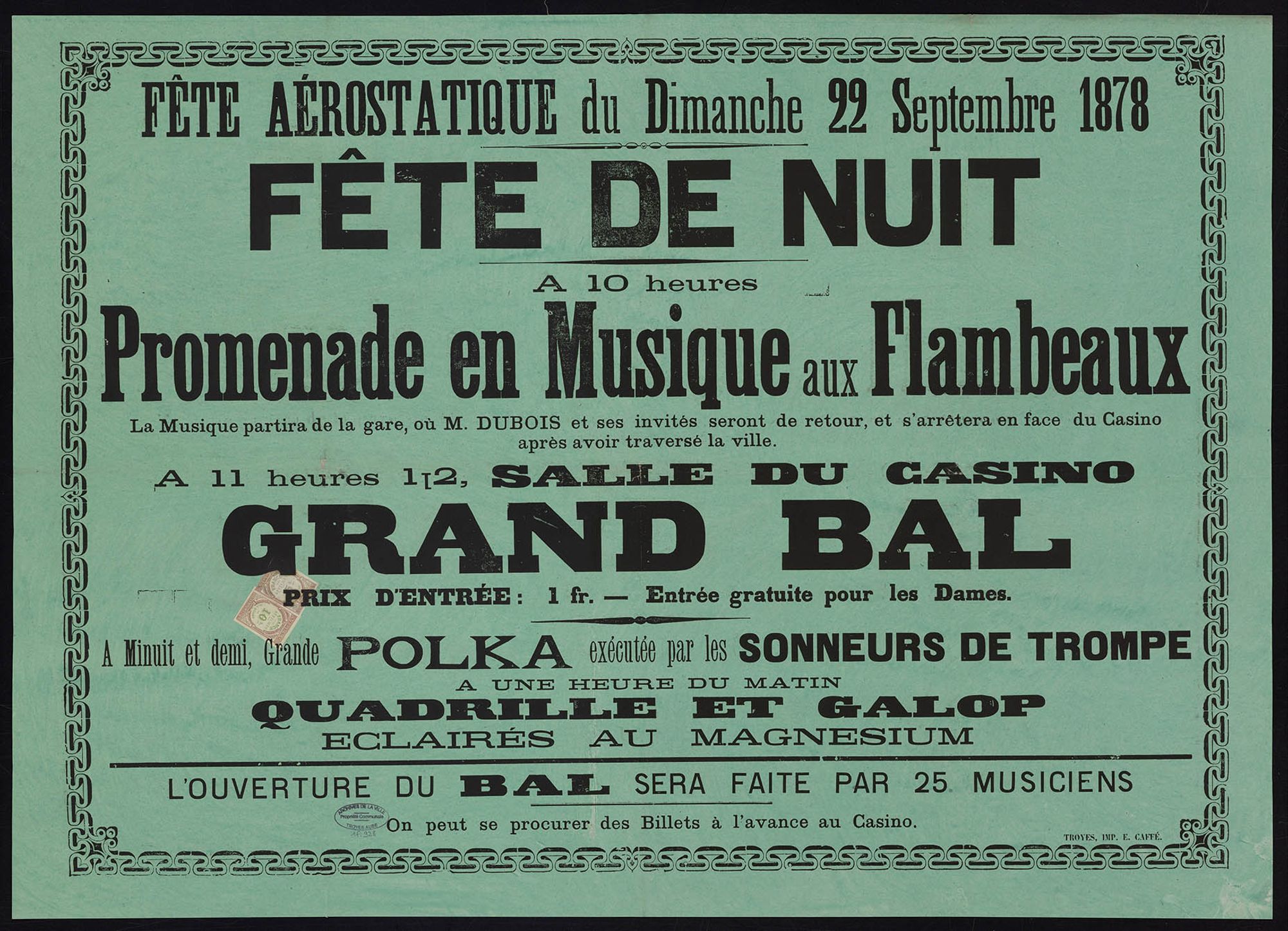 Nouveau fonds en ligne : Affiches de la ville de Troyes