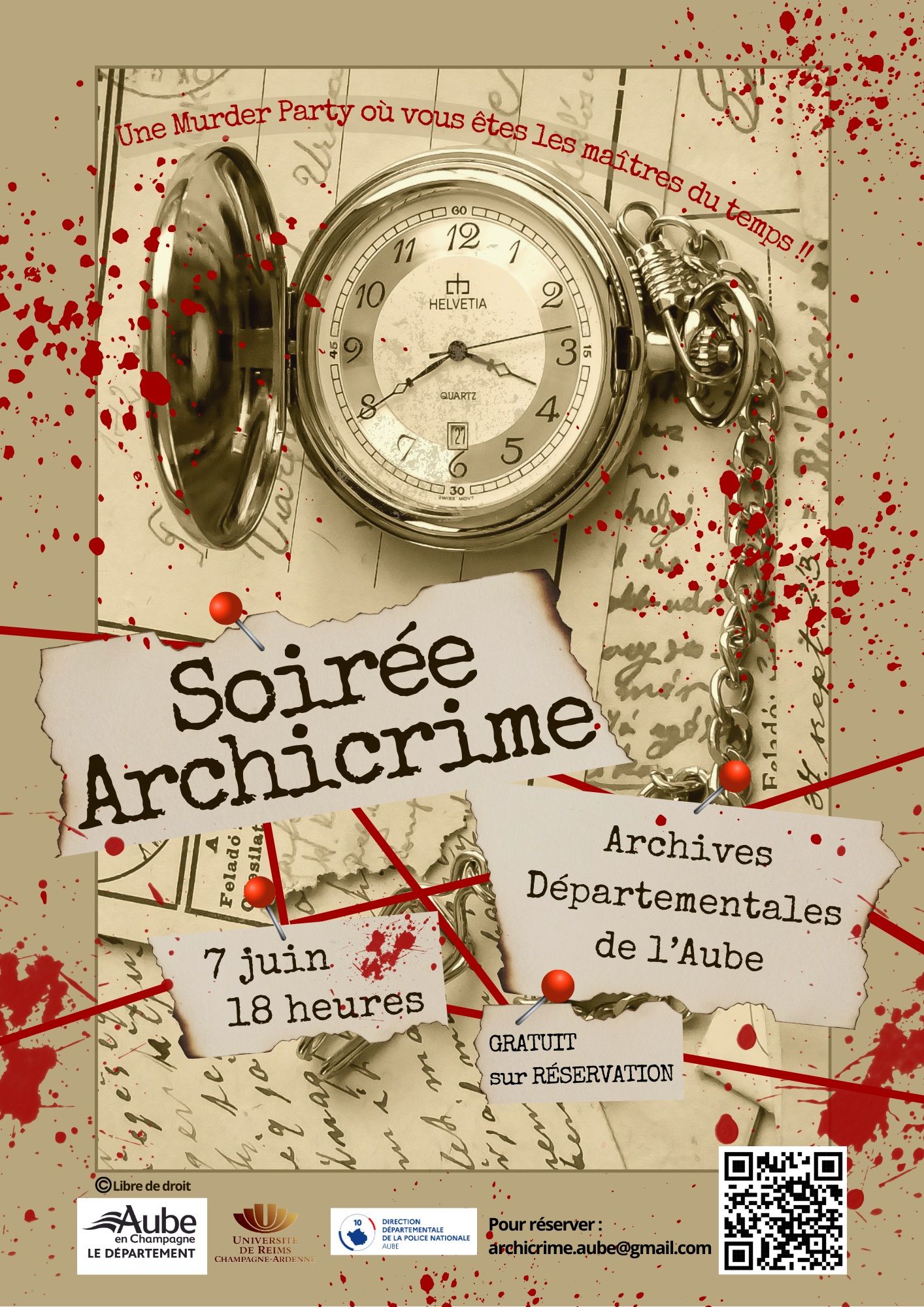 Murder Party  aux Archives de l'Aube