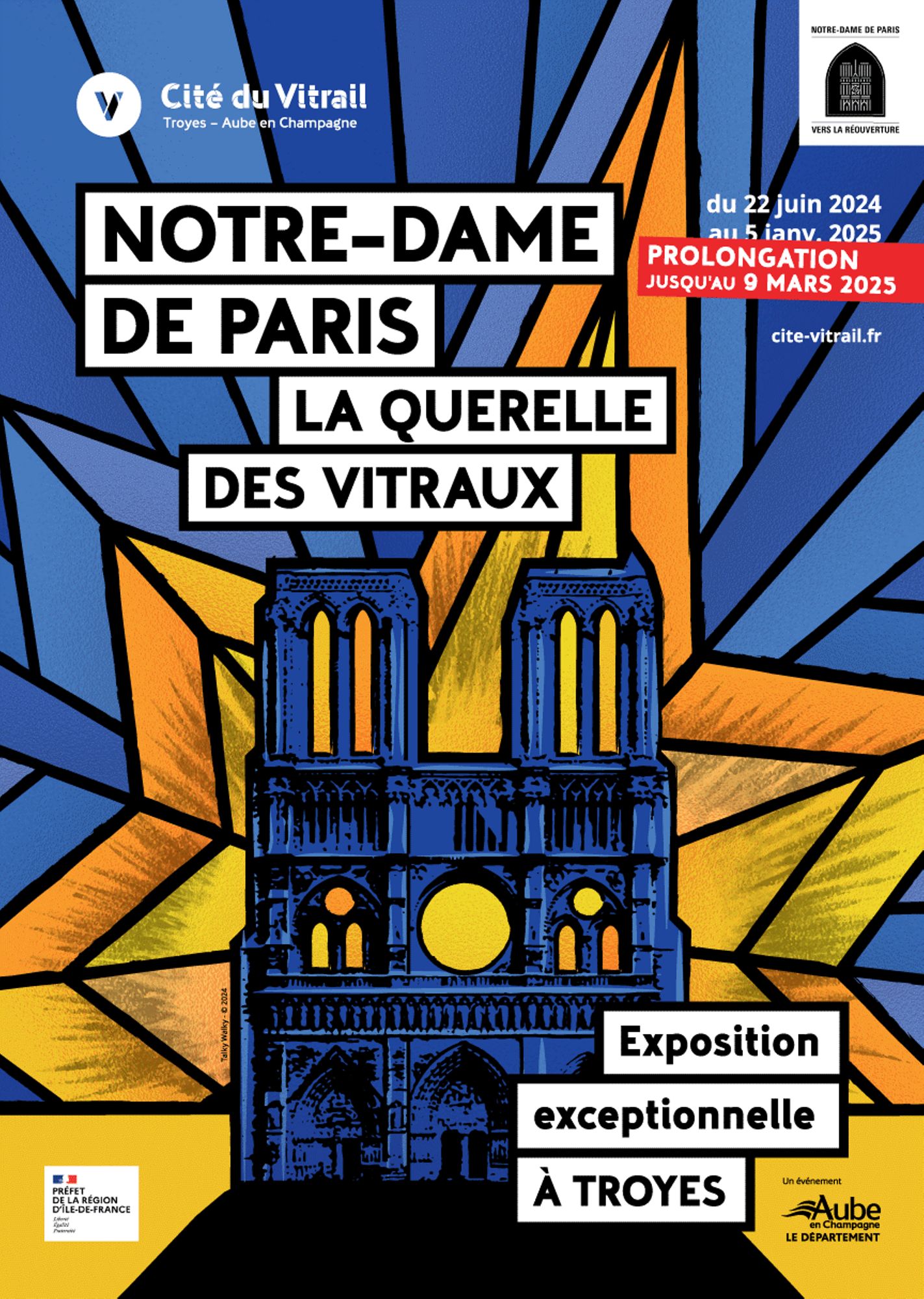Exposition temporaire exceptionnelle à la Cité du Vitrail - Prolongation