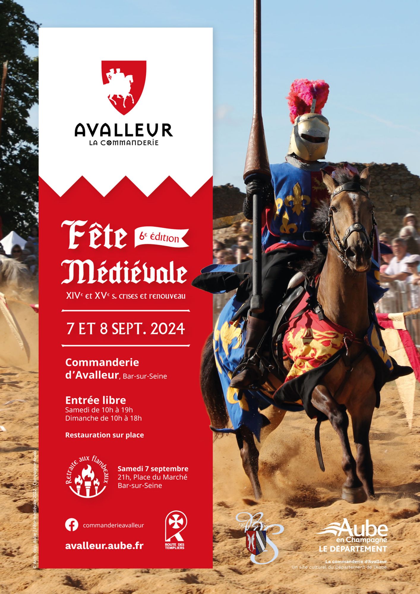 Affiche fête médiévale 2024