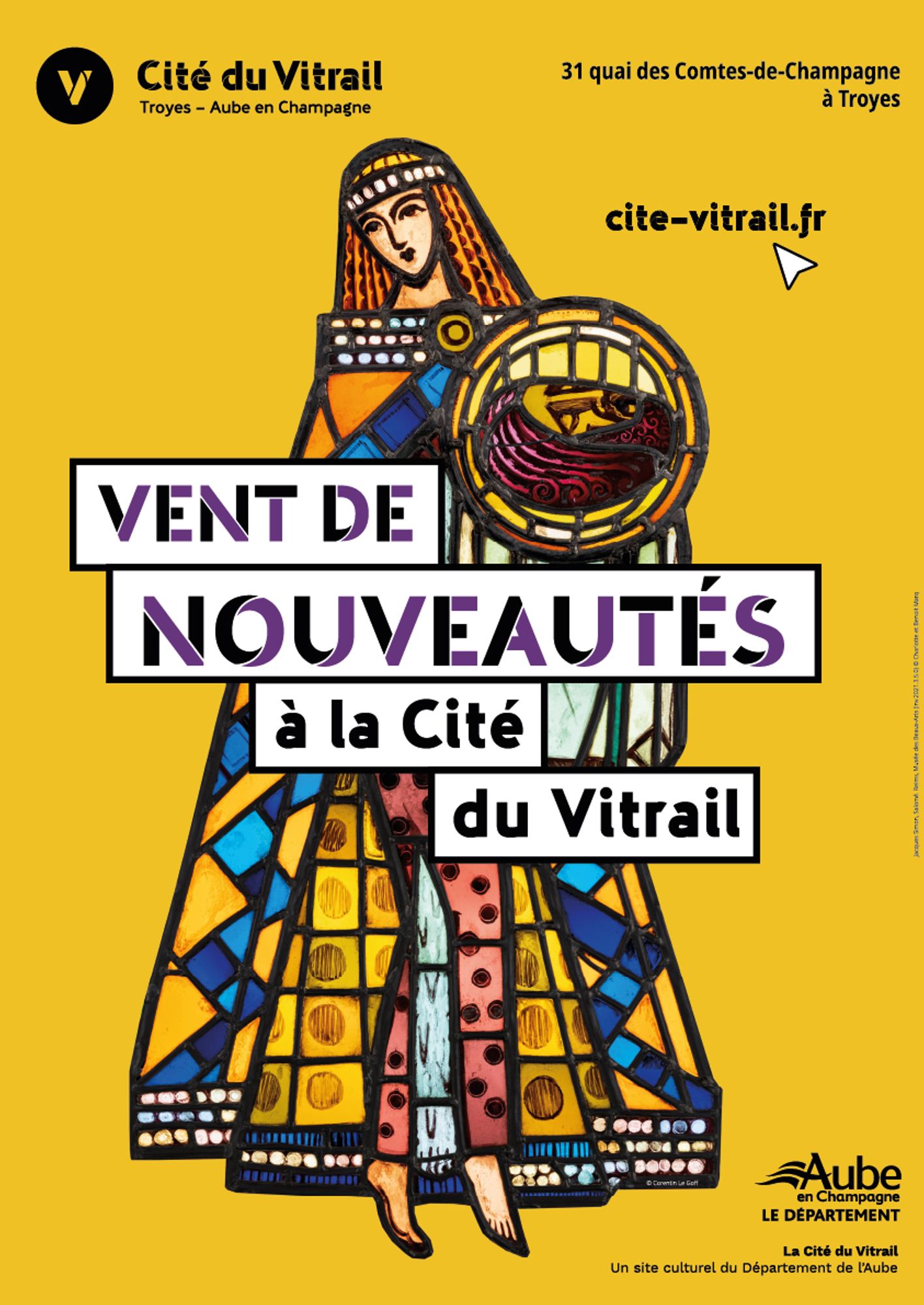 Vent de nouveautés à la Cité du Vitrail 