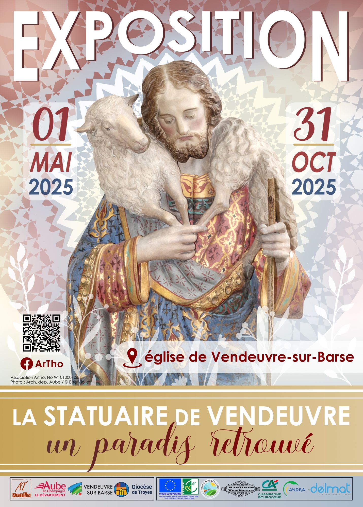 Exposition "La statuaire de Vendeuvre, un paradis retrouvé"