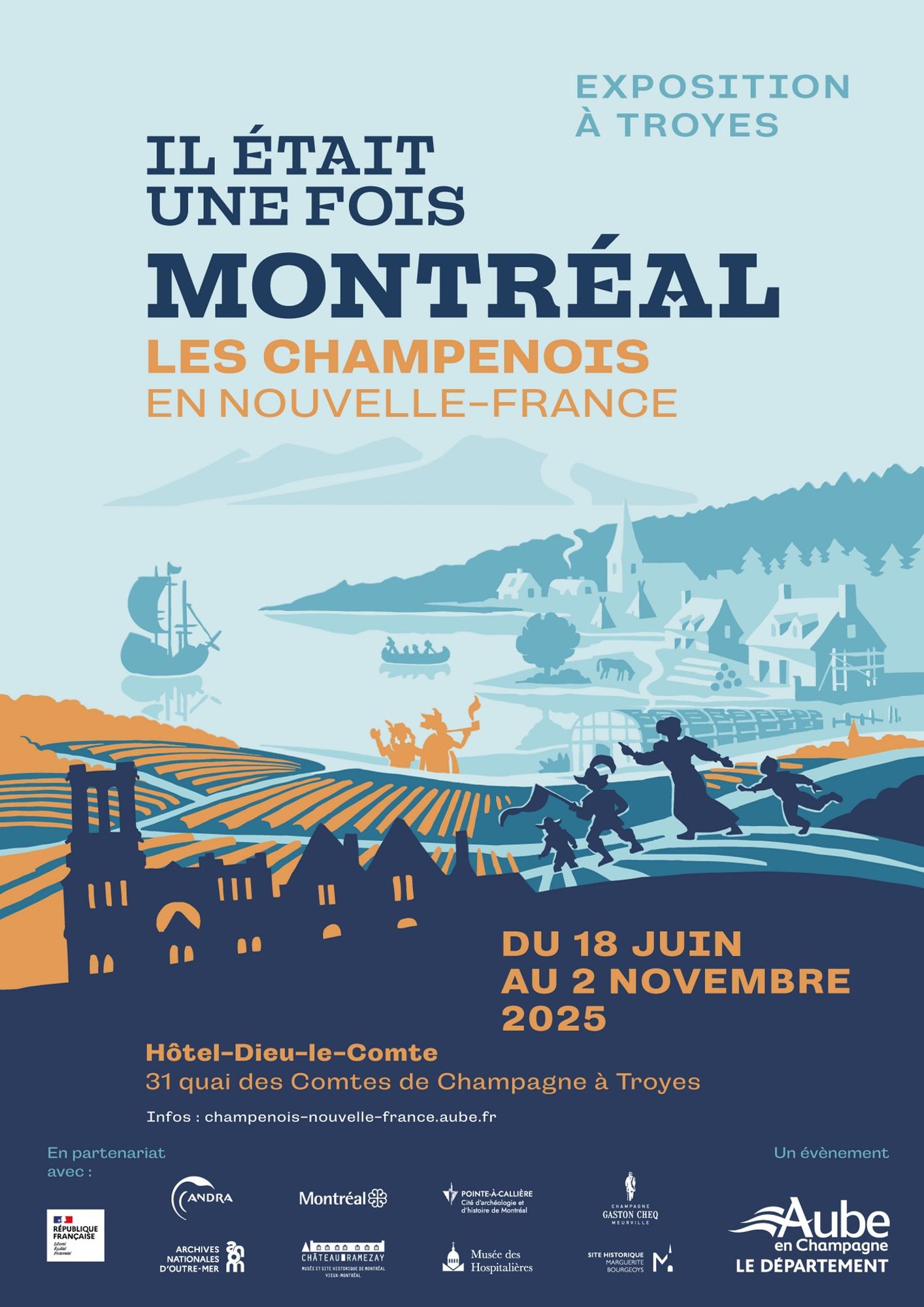 Il était une fois Montréal, les Champenois en Nouvelle-France