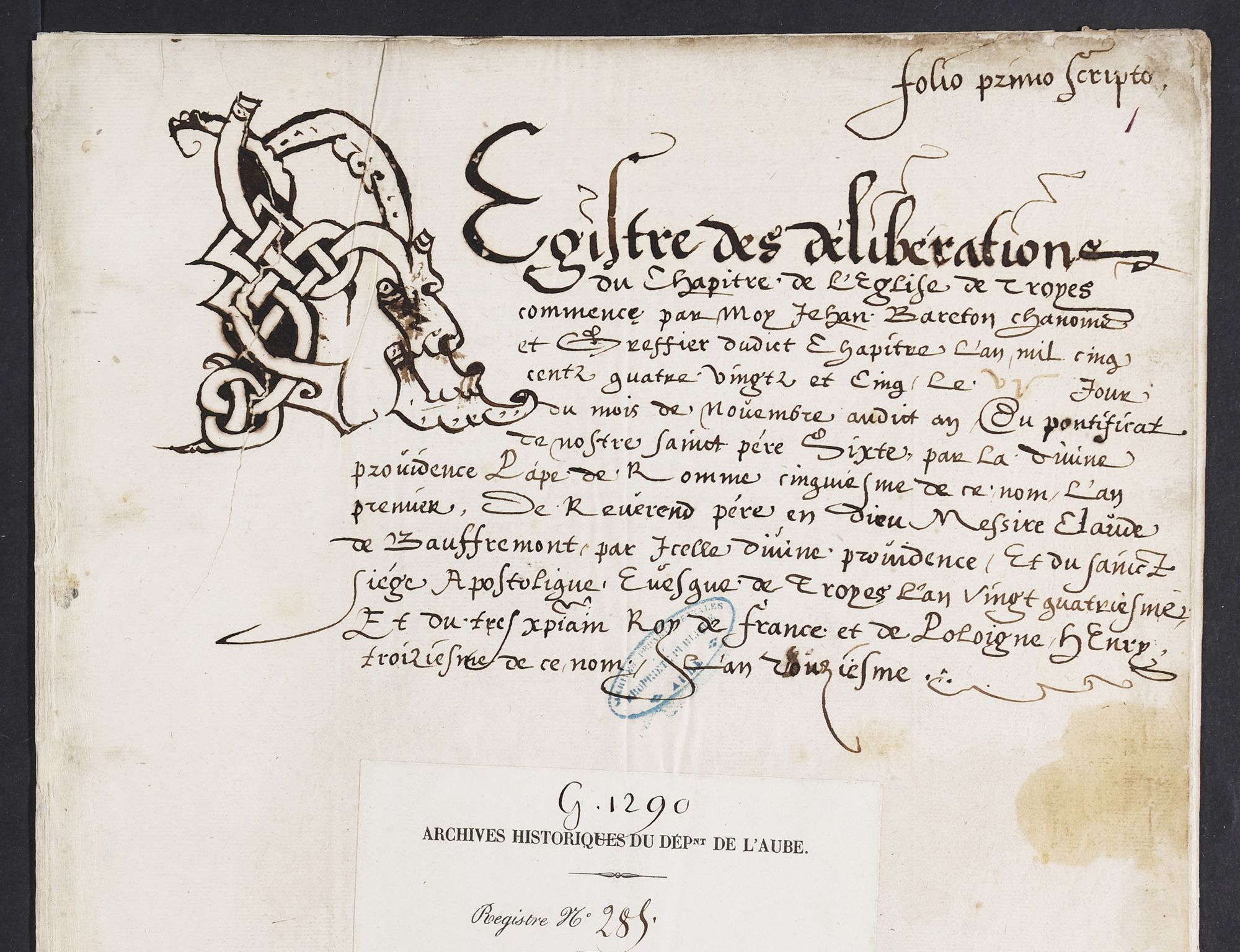 Chapitre de la cathédrale de Troyes