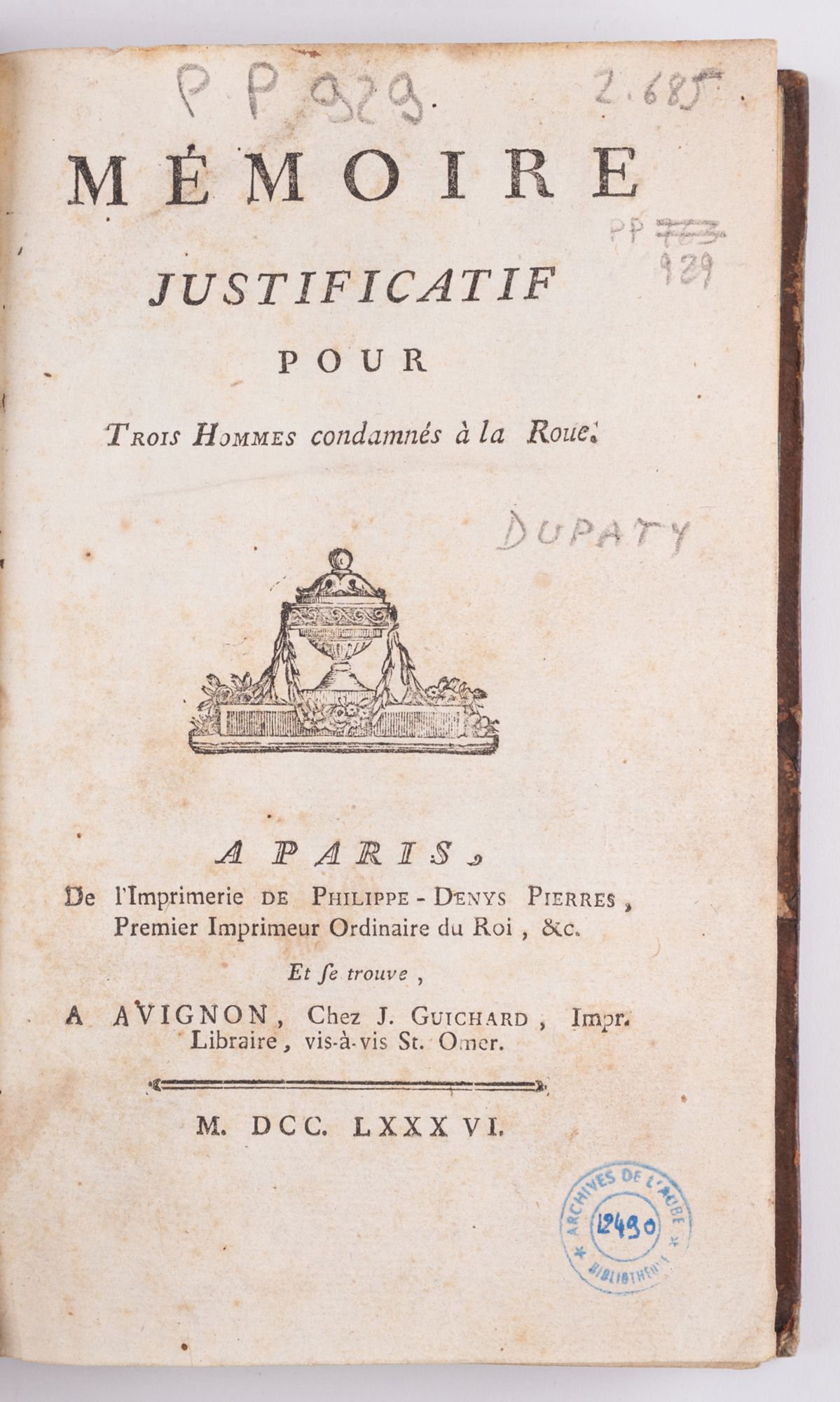 L’affaire dite « des roués de Chaumont »