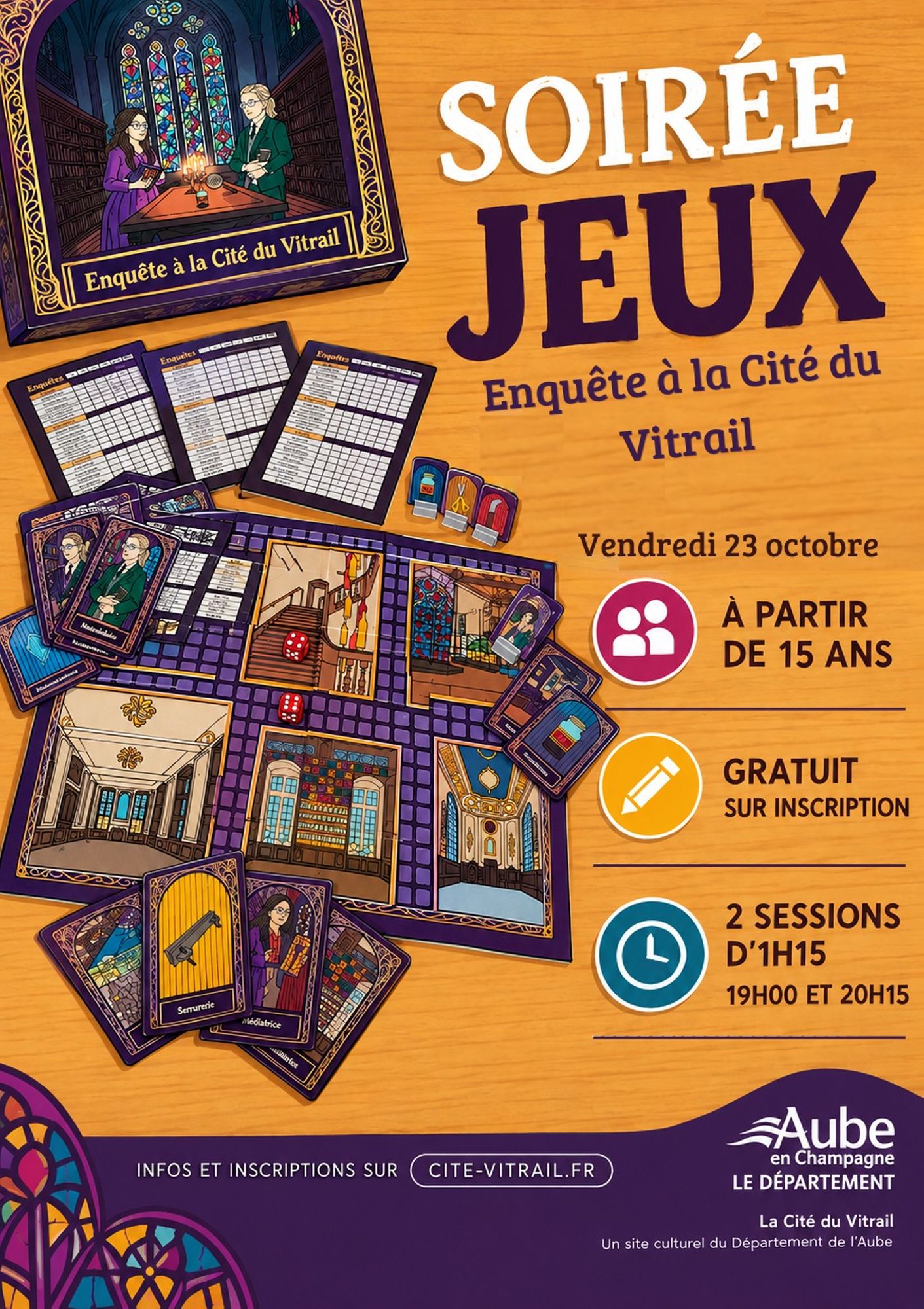 Enquête à la Cité du Vitrail