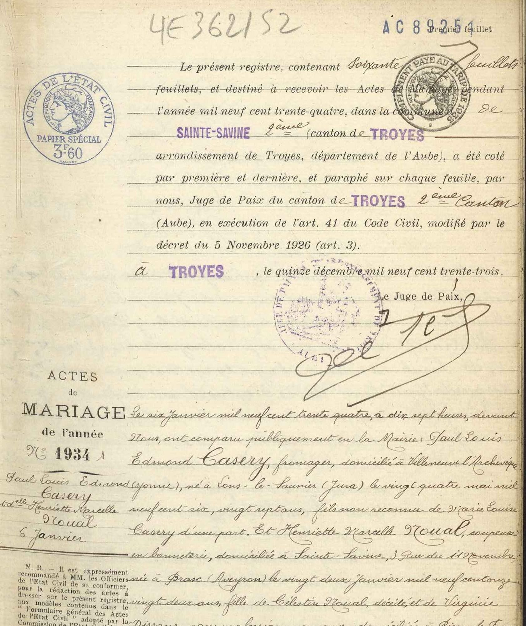 Généalogie - nouveaux actes de l'état civil de l'entre-deux-guerres en ligne