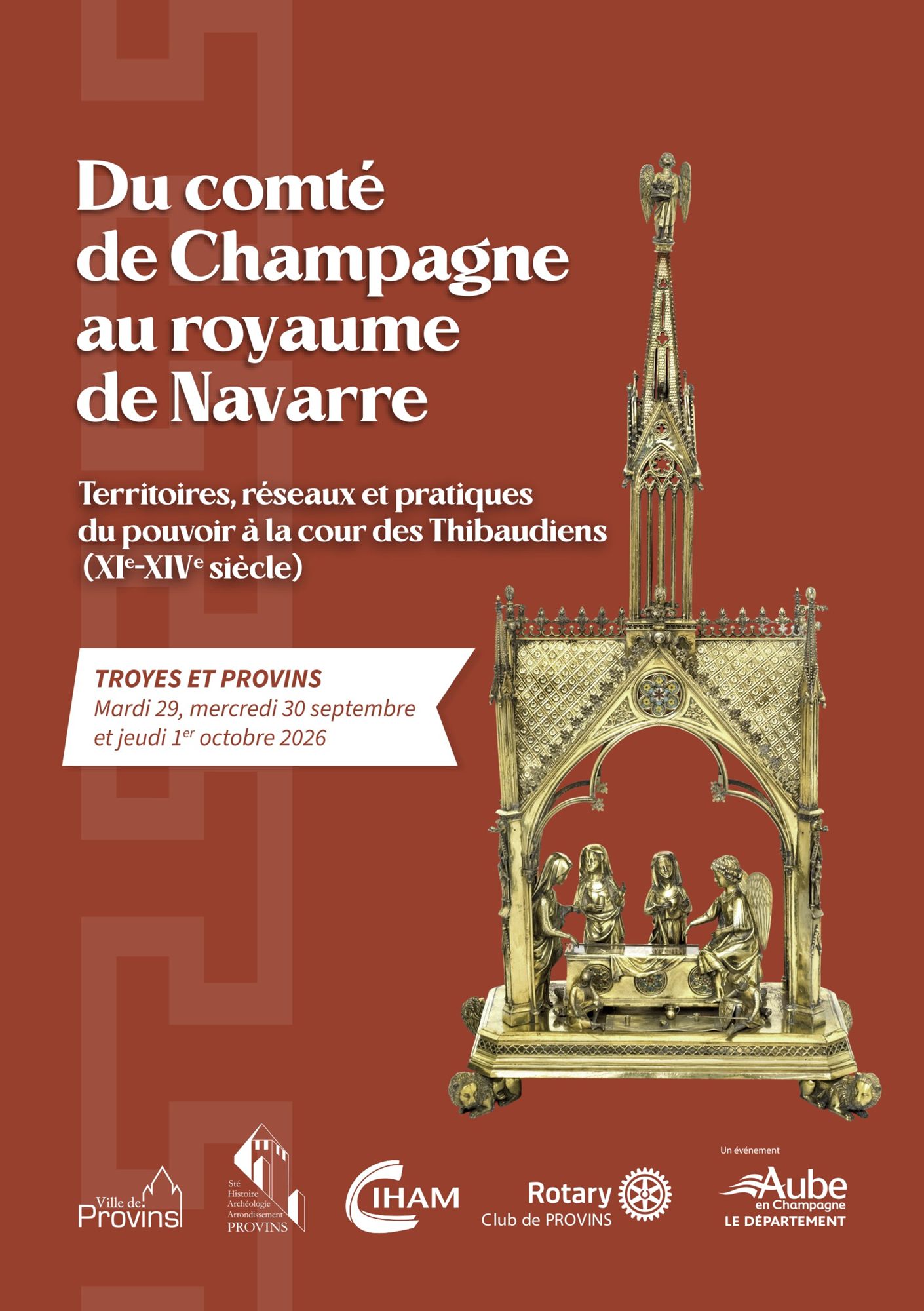 Colloque -  Du comté de Champagne au royaume de Navarre (XIe - XIVe siècle).