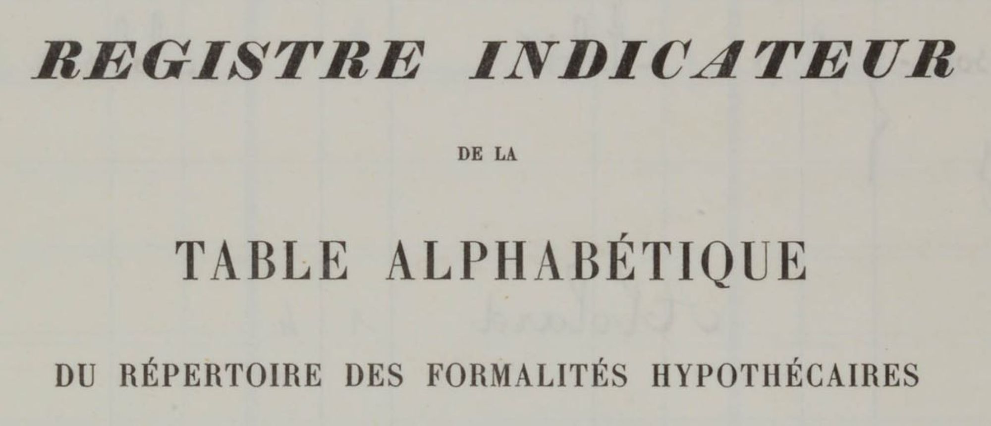 Fonds des hypothèques