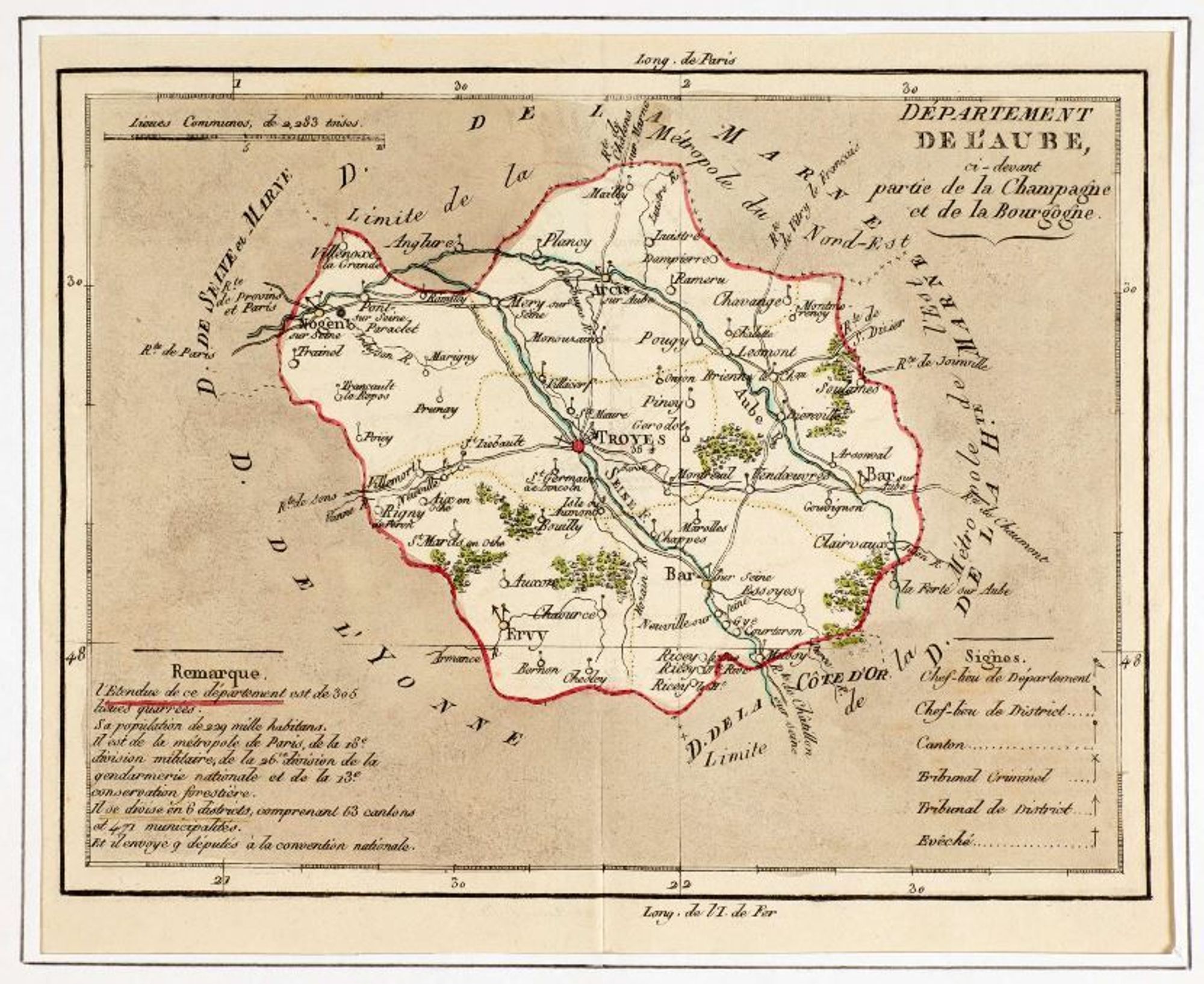 Le département de l'Aube