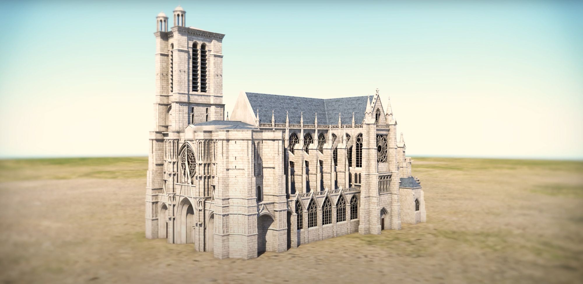 Troyes 1420 - La cathédrale de Troyes