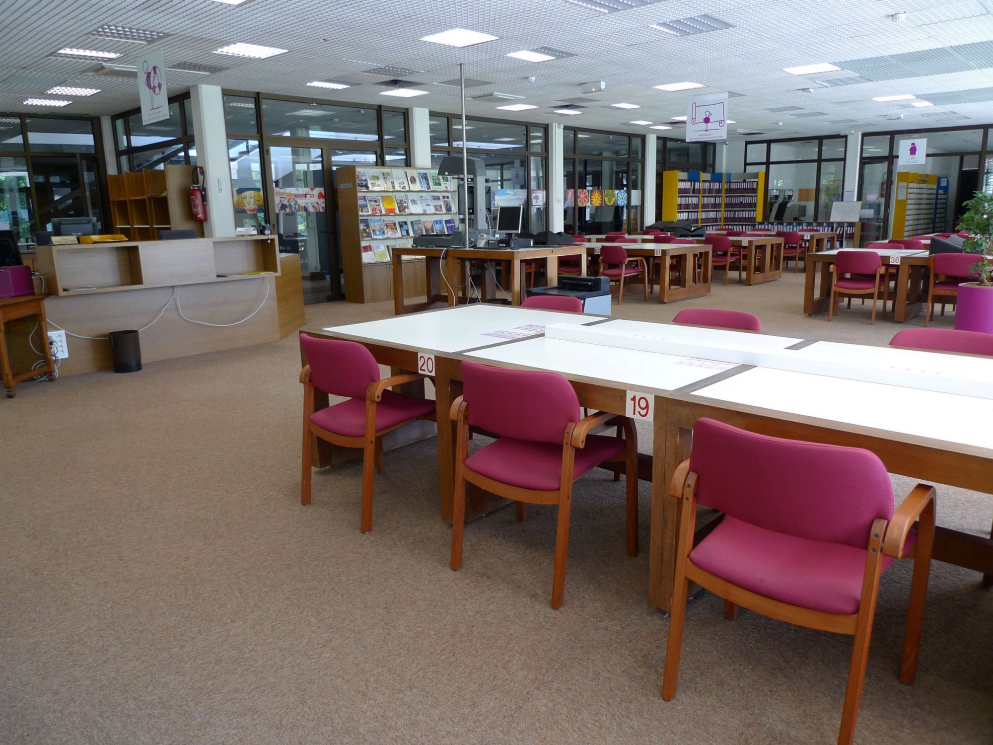 Fermeture de la salle de lecture