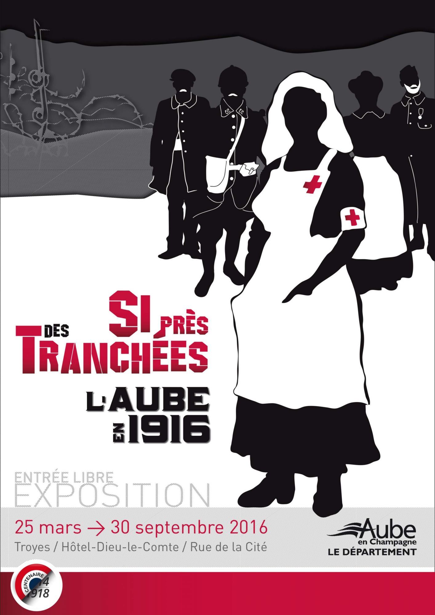 Empruntez l'exposition Si près des tranchées. L'Aube en 1916