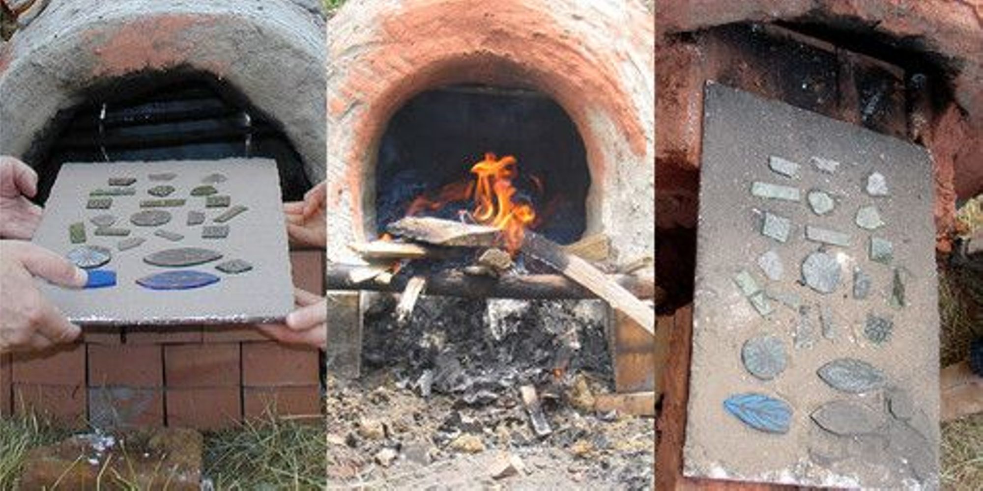 Une expérience médiévale de cuisson de verres peints