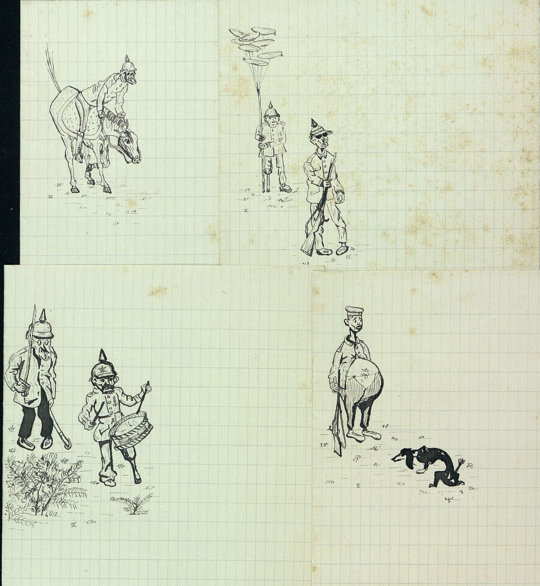 Papier à lettre caricature Valton 1